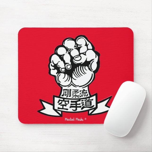 Mousepad Logotipo de Punho Goju Ryu (Com mouse)