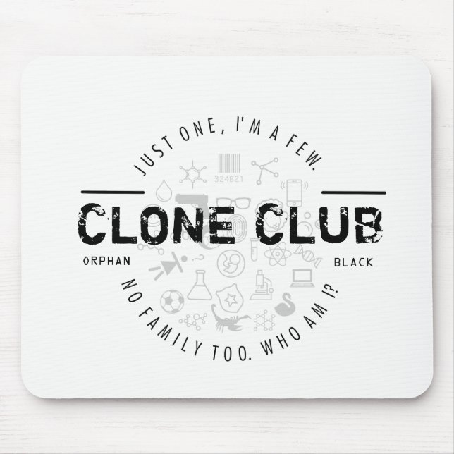 Mousepad Logotipo do clube do clone (Frente)