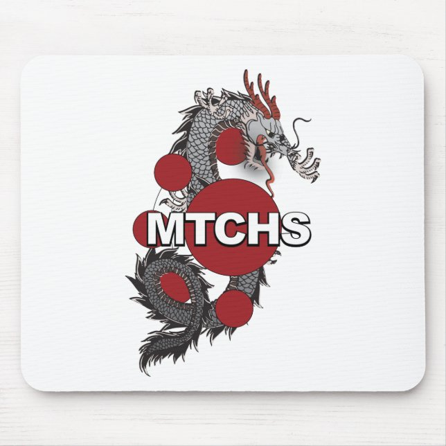 Mousepad Logotipo do dragão de MTCHS (Frente)