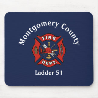 Mousepad Logotipo do Fire Department Personalizado