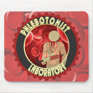 MOUSEPAD LOGOTIPO DO SANGUE DE PHLEBOTOMIST