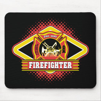 Mousepad Logotipo do sapador-bombeiro