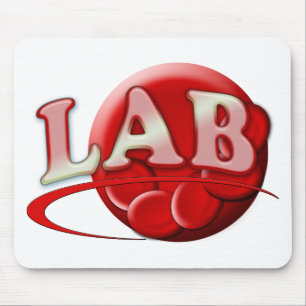 MOUSEPAD LOGOTIPO DO SWOOSH DO LABORATÓRIO DE RBC MLT -