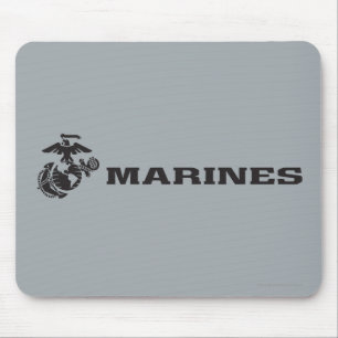 Mousepad Logotipo do USMC - preto