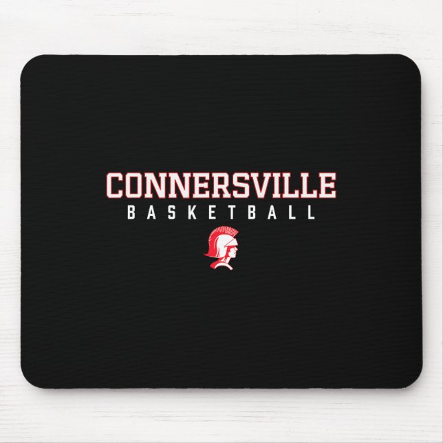 Mousepad Logotipo dos Connersville Spartans Sketll Hs  (Frente)