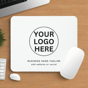 Mousepad Logotipo e texto de empresa personalizados l Promo