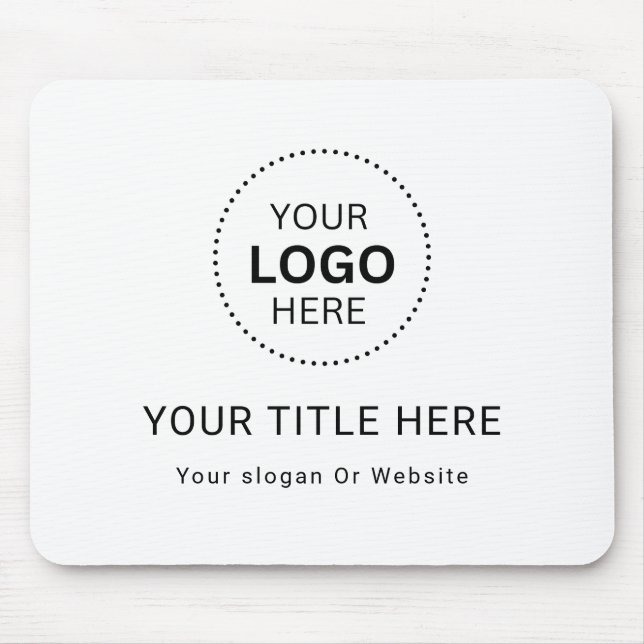 Mousepad Logotipo Empresarial (Frente)