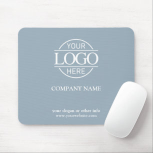 Mousepad Logotipo Empresarial Personalizado Azul da Empresa