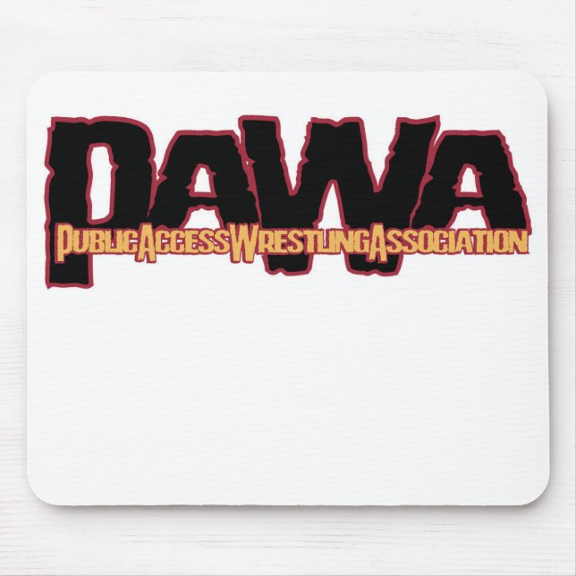 Mousepad Logotipo gráfico PAWA em um (Frente)
