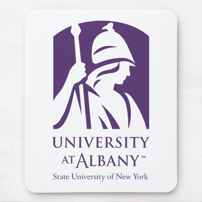 Mousepad Logotipo Icônico da Universidade de Albany (Frente)