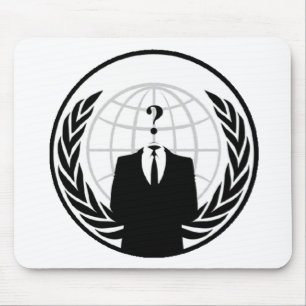 Mousepad Logotipo internacional anónimo