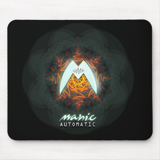 Mousepad Logotipo maníaco (Frente)
