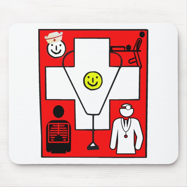MOUSEPAD LOGOTIPO MÉDICO (Frente)