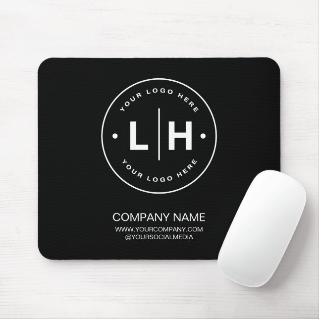Mousepad Logotipo Moderno Personalizado (Com mouse)