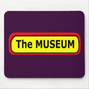 Mousepad Logotipo MUSEUM O MUSEUM Zazzle