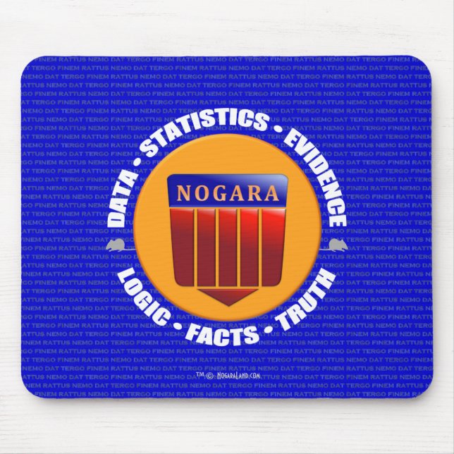 Mousepad Logotipo oficial NOVO RatPad do selo de NOGARA (Frente)