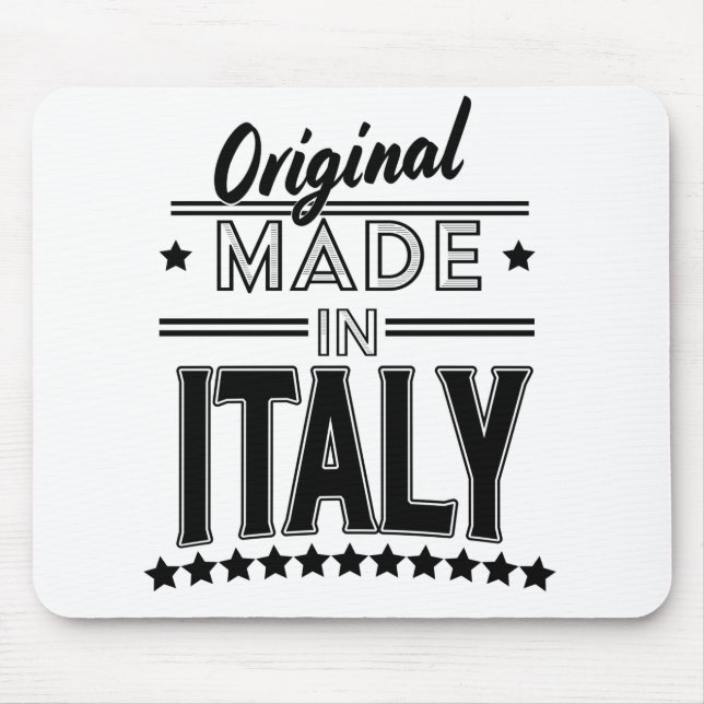 Mousepad Logótipo original fabricado em Itália (Frente)