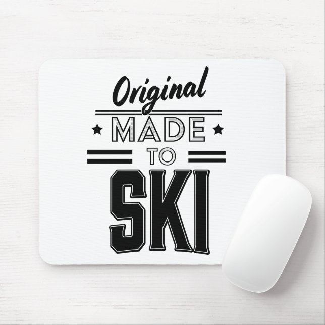 Mousepad logotipo original Made to Ski (Com mouse)