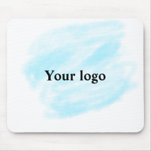 Mousepad Logotipo personalizado simples e elegante aqui era