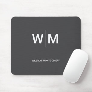 Mousepad Logotipo preto Empresa empresarial