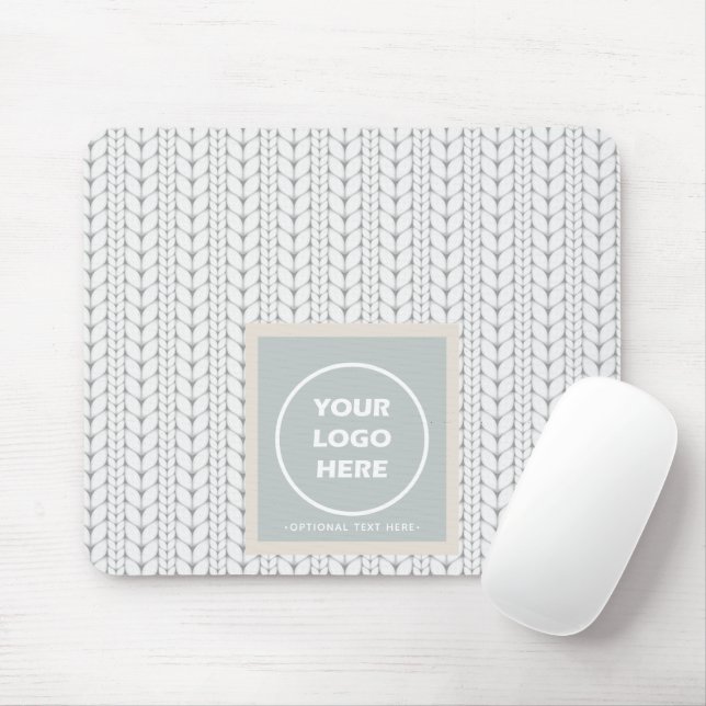 Mousepad Logotipo profissional moderno de padrão conhecido (Com mouse)