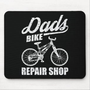 Mousepad Loja de Reparos de Bicicleta Pai Engraçado Mountai