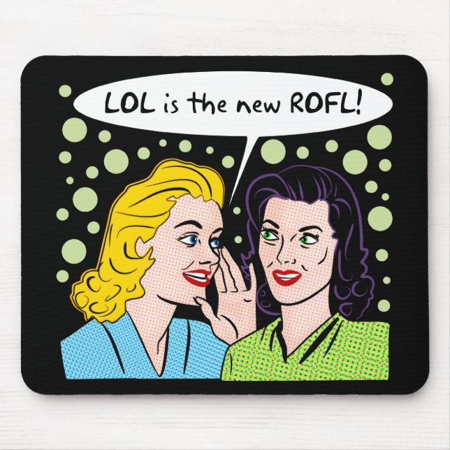Mousepad LOL é o novo Rolling On Floor Laughing (Frente)