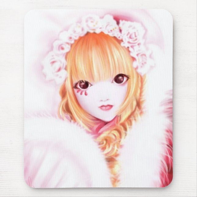 Mousepad Lolita doce do gótico (Frente)