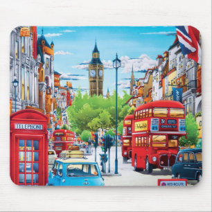 Mousepad London Street Fine Art