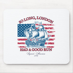 Mousepad Londres 4 De Julho De 1776 Usa Camisa Girls P