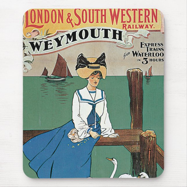 Mousepad Londres e Sudoeste ~ Weymouth (Frente)