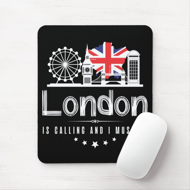 Mousepad Londres Está Ligando E Eu Tenho Que Ir Para O Mous (Com mouse)