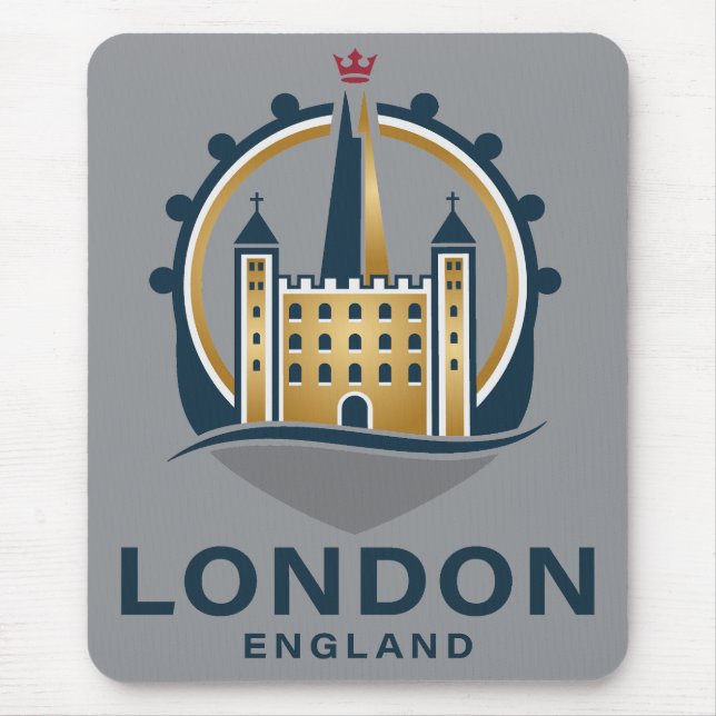 Mousepad Londres Inglaterra Grã-Bretanha (Frente)