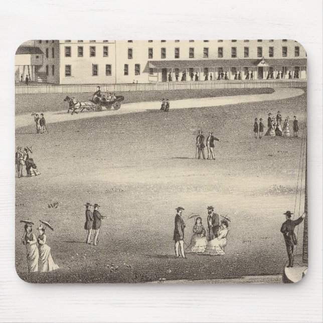 Mousepad Long Beach House, Long Beach, NJ (Frente)