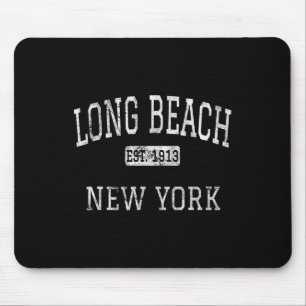 Mousepad Long Beach New York Ny Vintage