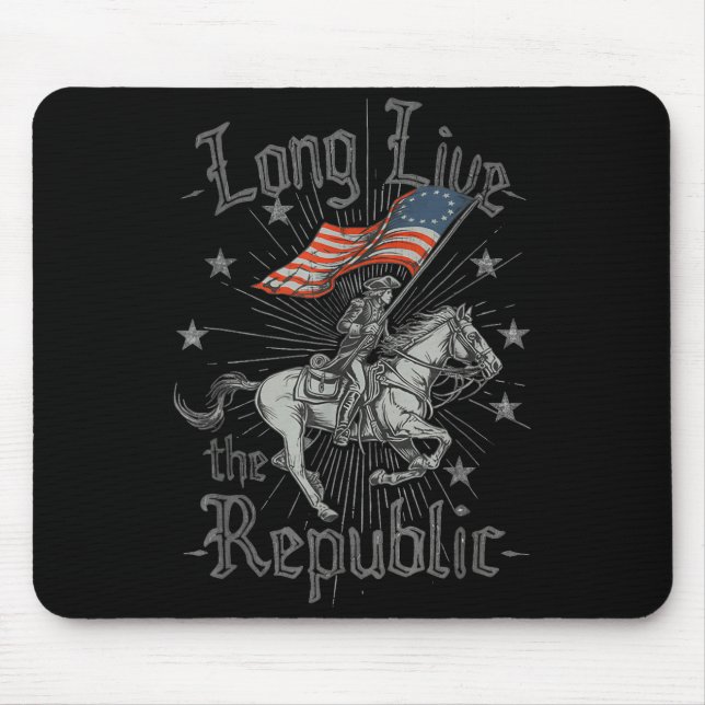 Mousepad Long Live The Republic Us  (Frente)