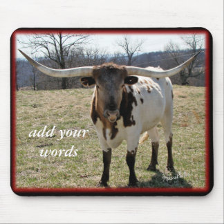 Mousepad Longhorn Mousepad-personaliza