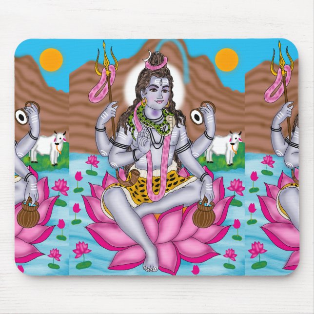 Mousepad Lord Shiva Tapete de Mouse (Frente)