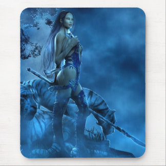 Mousepad Lotus azul