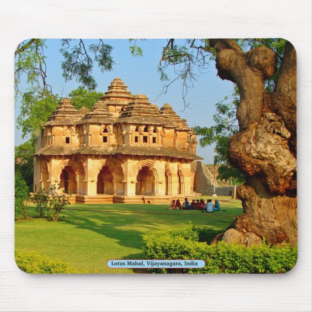 Mousepad Lotus Mahal, Vijayanagara, Índia (Frente)