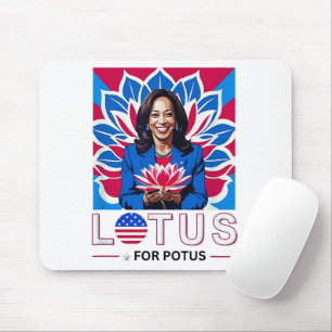 Mousepad Lotus para a campanha do presidente Potus Kamala H