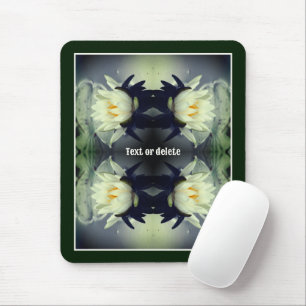 Mousepad Lotus Water Lily Flower Abstrato Art Personalizado