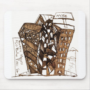 Mousepad louco fora do branco