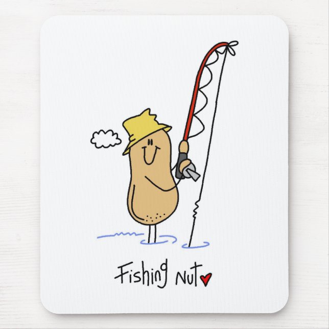 Mousepad Louco por Pesca (Frente)