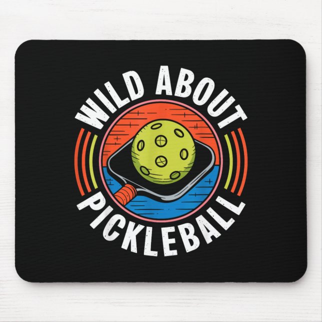 Mousepad Louco por pickleball piada pickle ball  (Frente)