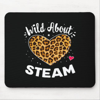 Mousepad Louco por Vapor Leopardo Esquadra Stem Byck Para a