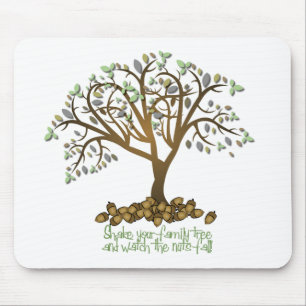 Mousepad Loucos de árvore da família