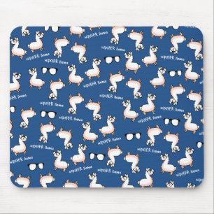 Mousepad Loucura do lama do hipster