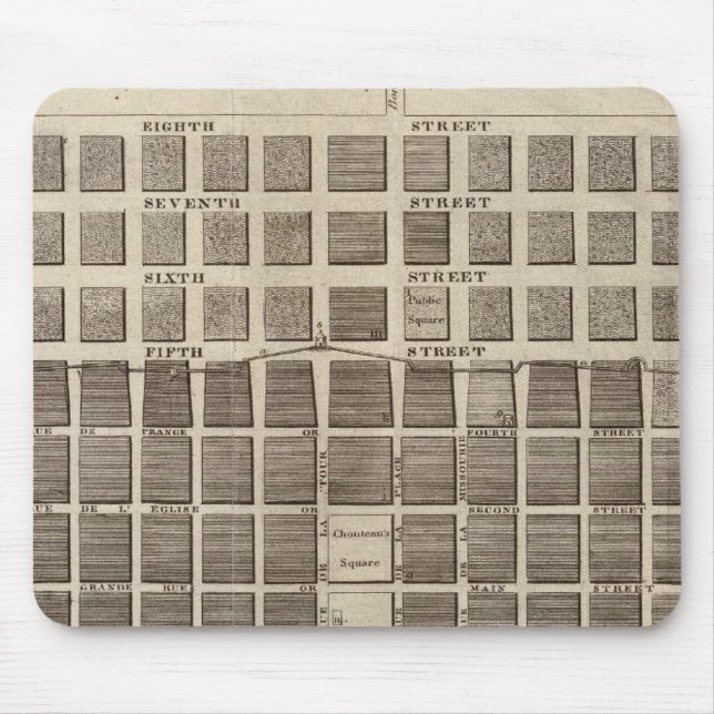 Mousepad Louis, Missouri (Frente)
