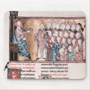 Mousepad Louis X teimoso dando a carta patente a